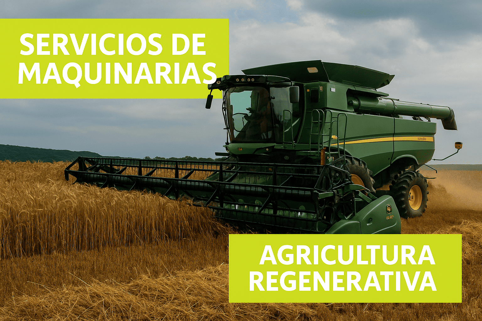 Servicios de maquinaria